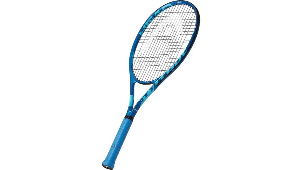 elite blue tennis racket