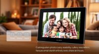 email enabled digital photo frames