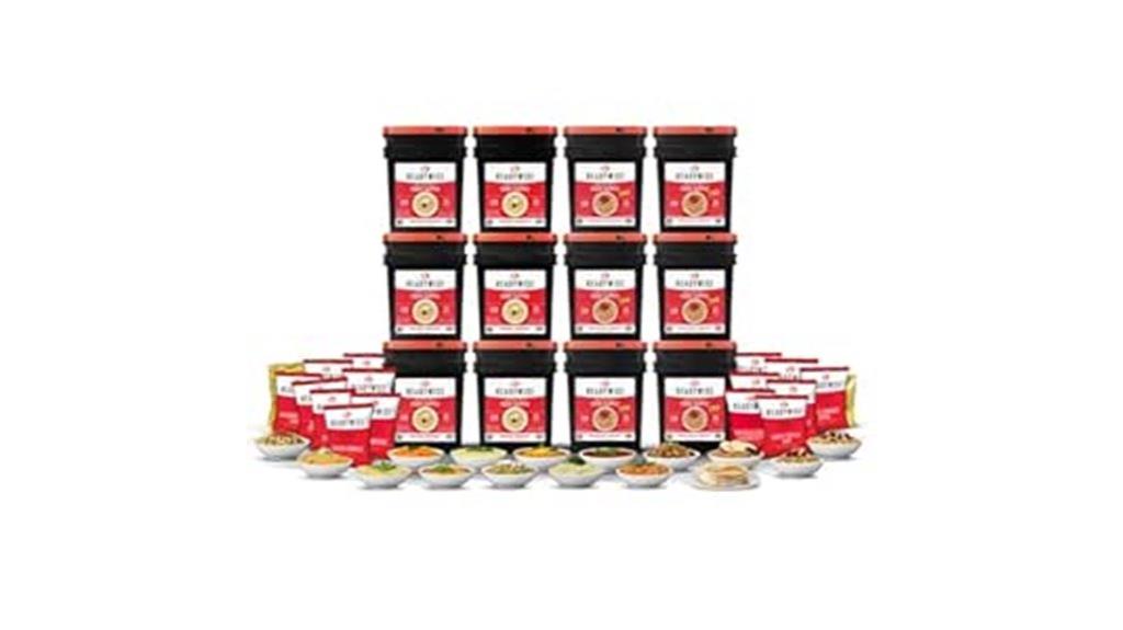 emergency food supply buckets