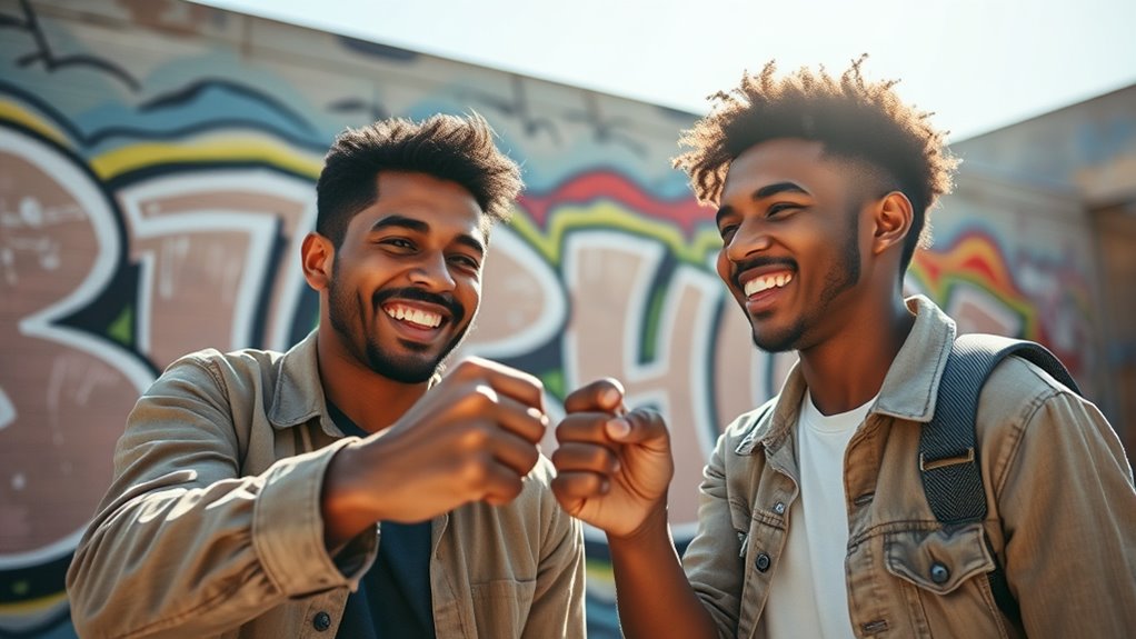 expressing friendship with bruh