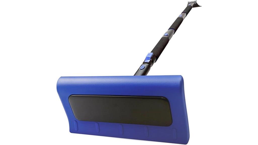 extendable snow broom and ice scraper