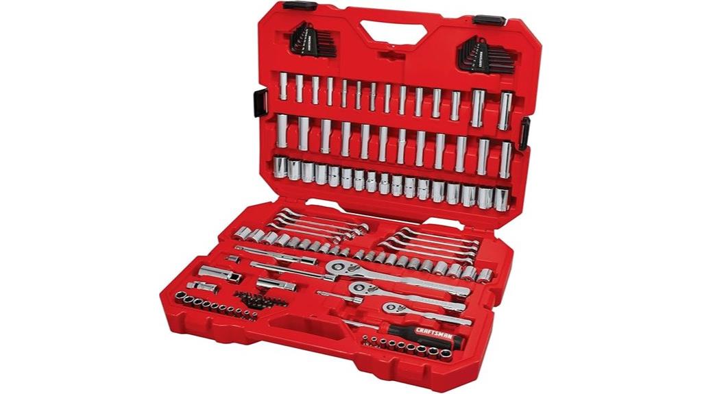 extensive 135 piece tool set