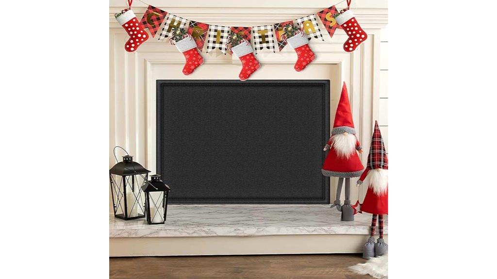 fireplace heat loss blanket