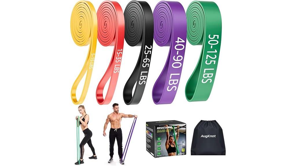five level resistance band set