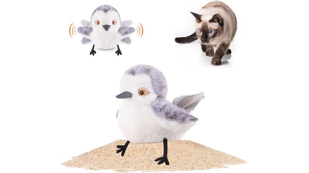 flapping bird cat toy