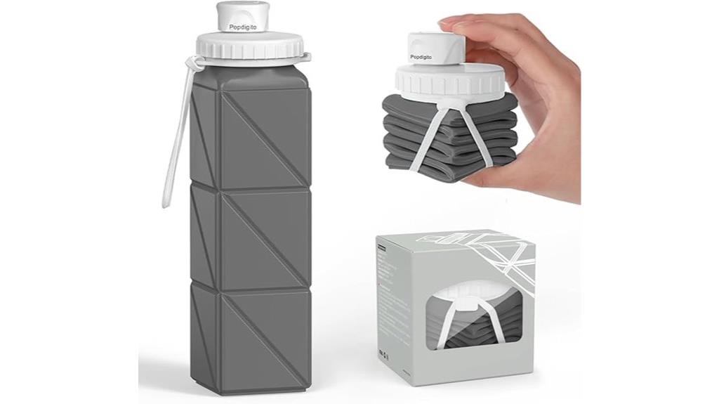 flexible reusable leak proof bottle