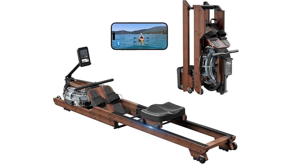 foldable home water rower