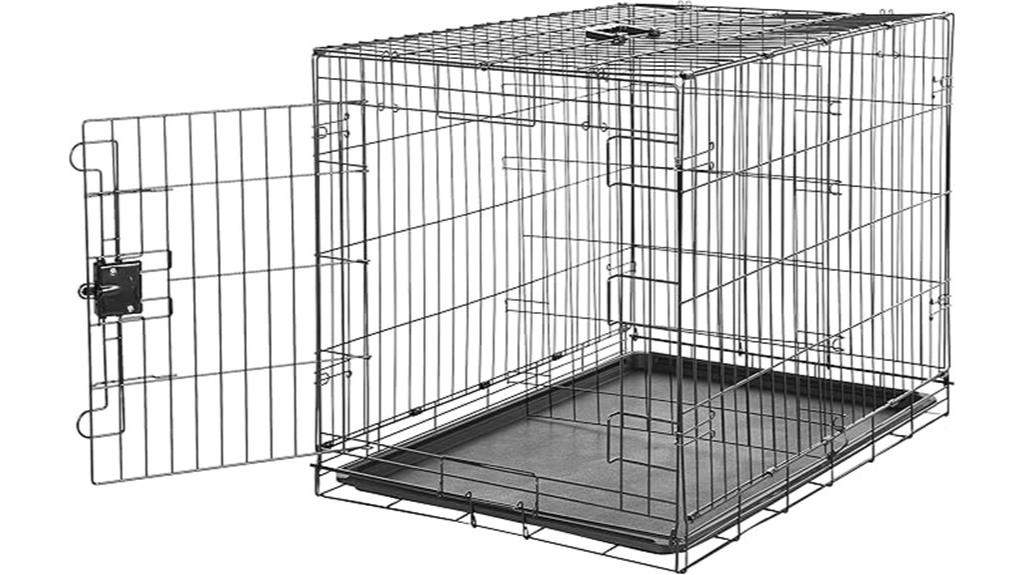 foldable metal dog crate