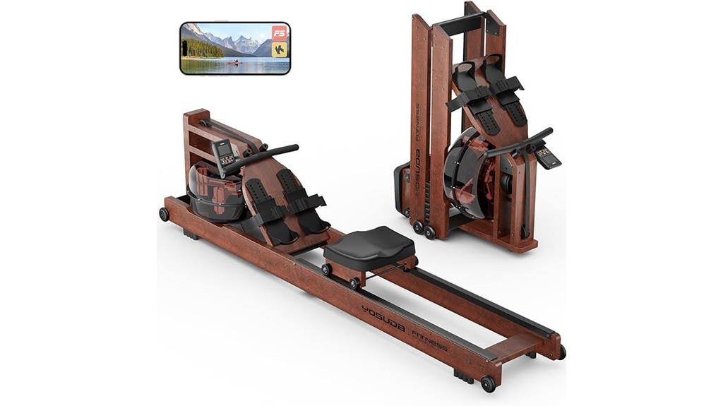 foldable water rowing machine