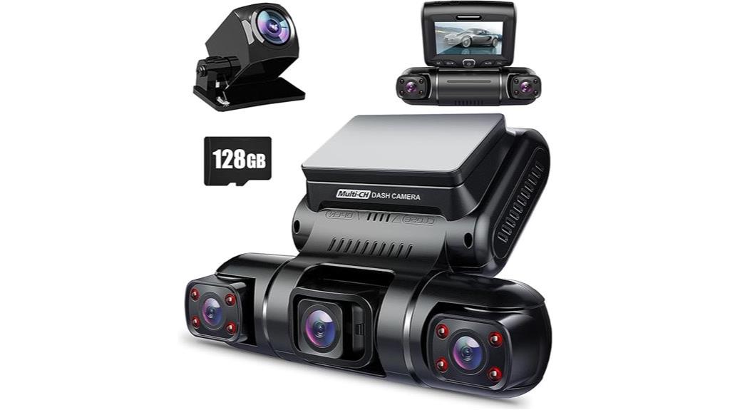 four channel gps wifi dash cam
