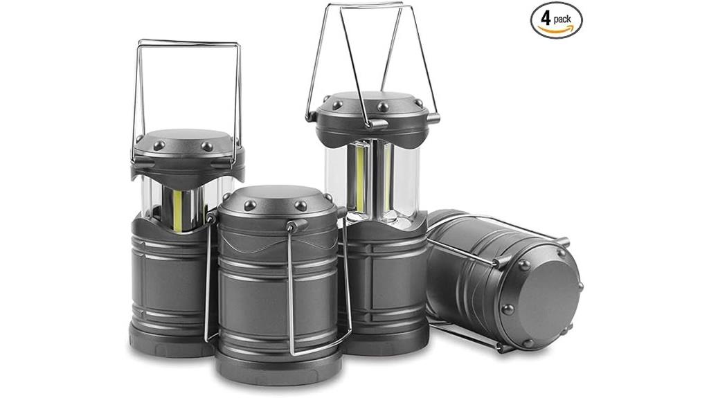 four pack battery lanterns