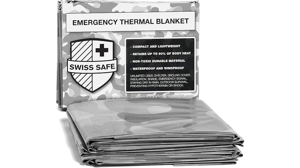 four pack emergency blankets