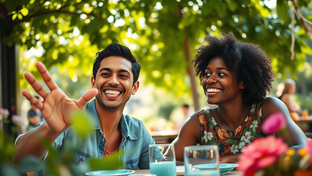 friendly approachable greeting