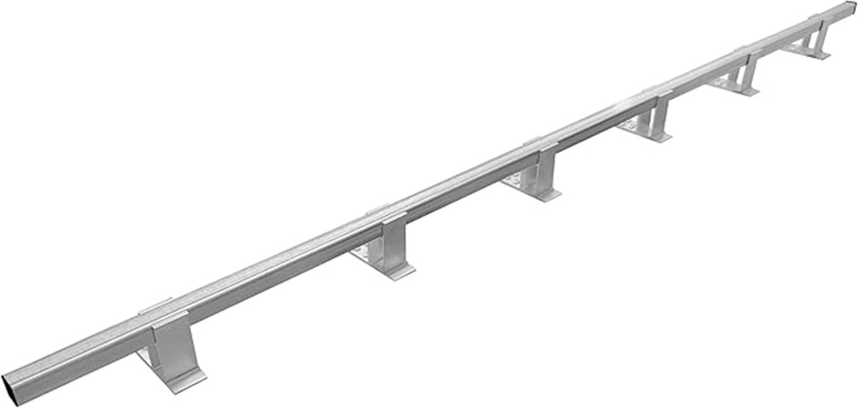 galvanized steel snow rail
