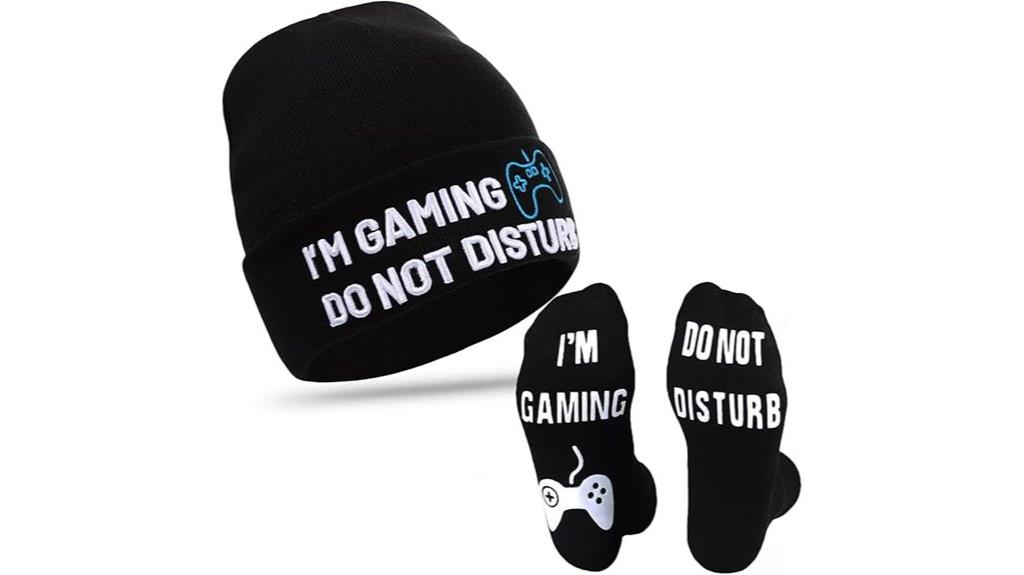 gaming socks and hat
