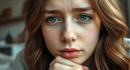 girl s boredom or disinterest