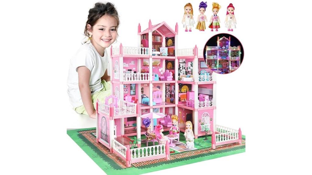 girls doll house set