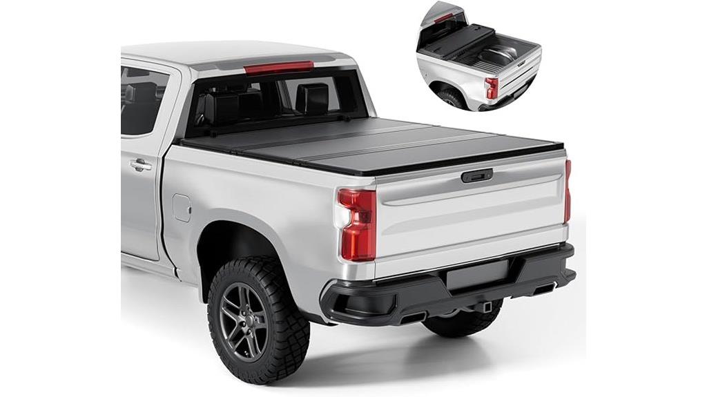 hard folding truck bed cover