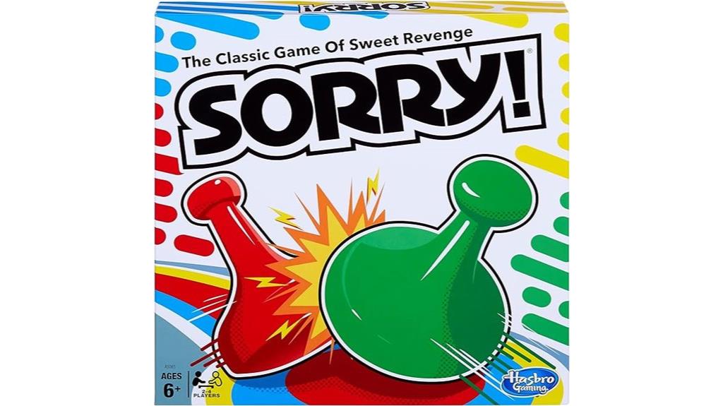 hasbro sorry kids game