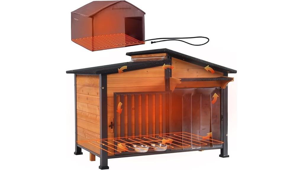 heated dog house
