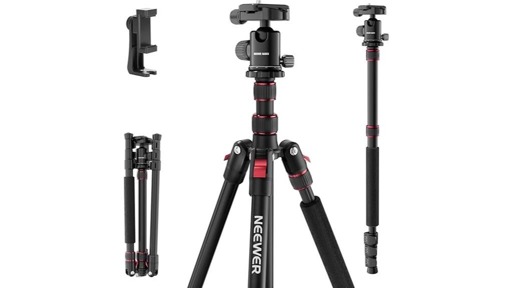 heavy duty aluminum tripod