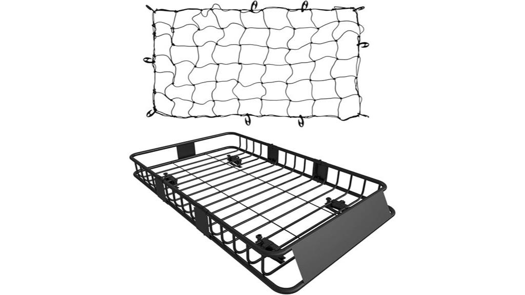 heavy duty roof cargo basket