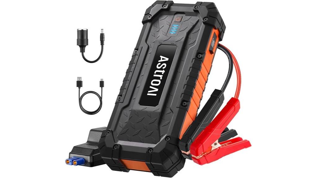 high capacity car jump starter
