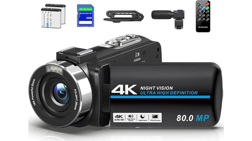 high resolution 4k video camera
