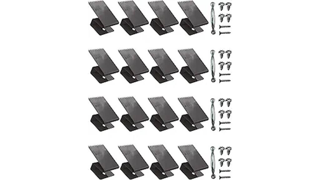 hurricane window protection clips