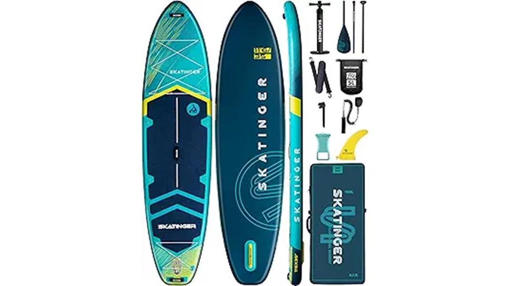 inflatable paddle board dimensions