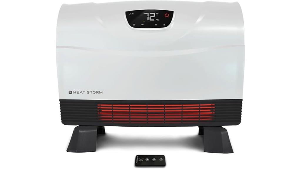 infrared heater with remote