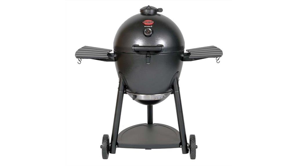 kamado style charcoal grill