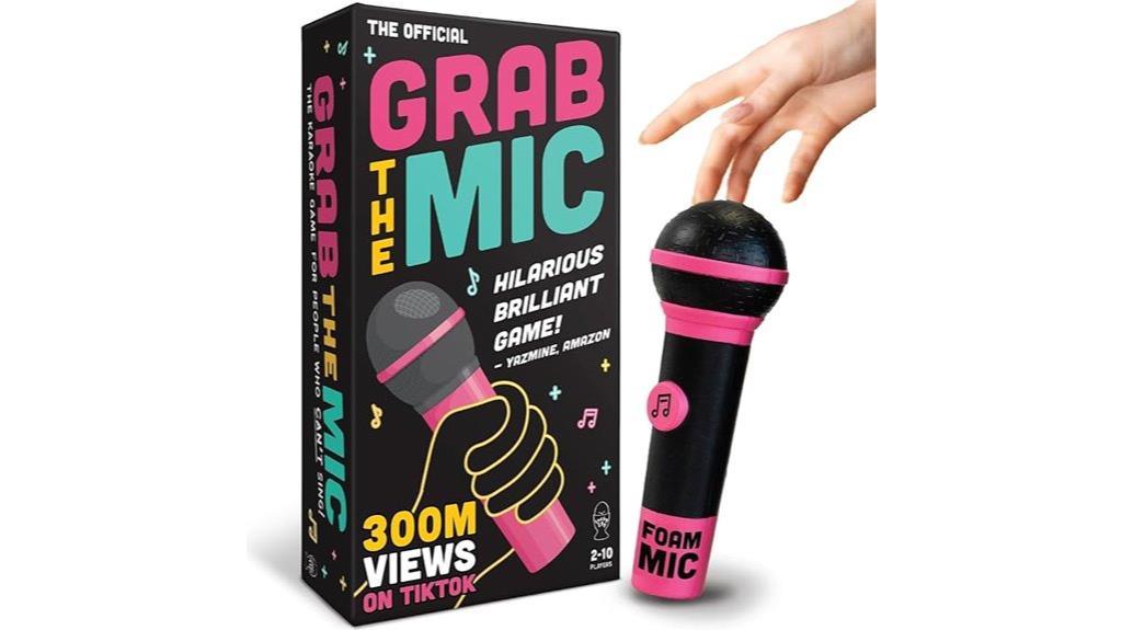 karaoke game foam mic