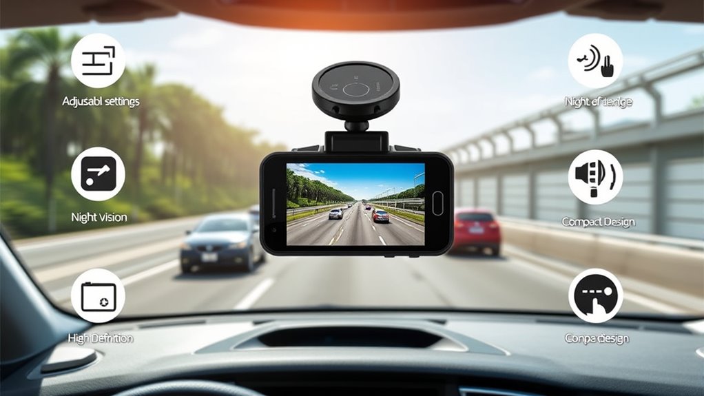 key features for dash cams