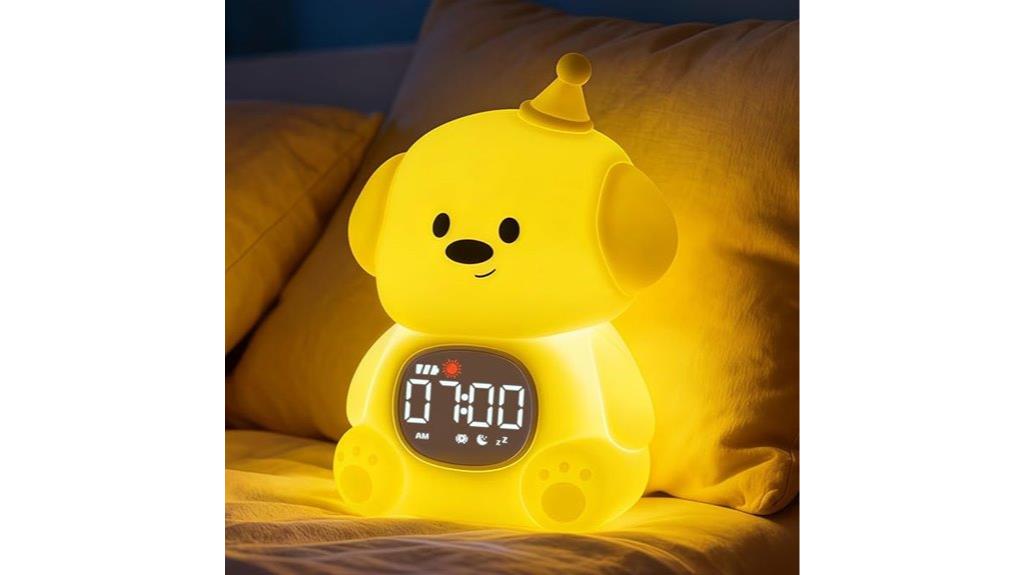 kids alarm clock nightlight