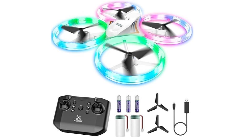 kids rc drone with leds