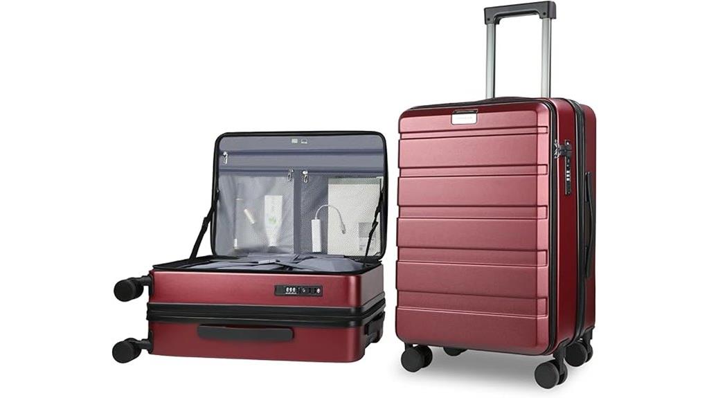 kroser spinner lock luggage