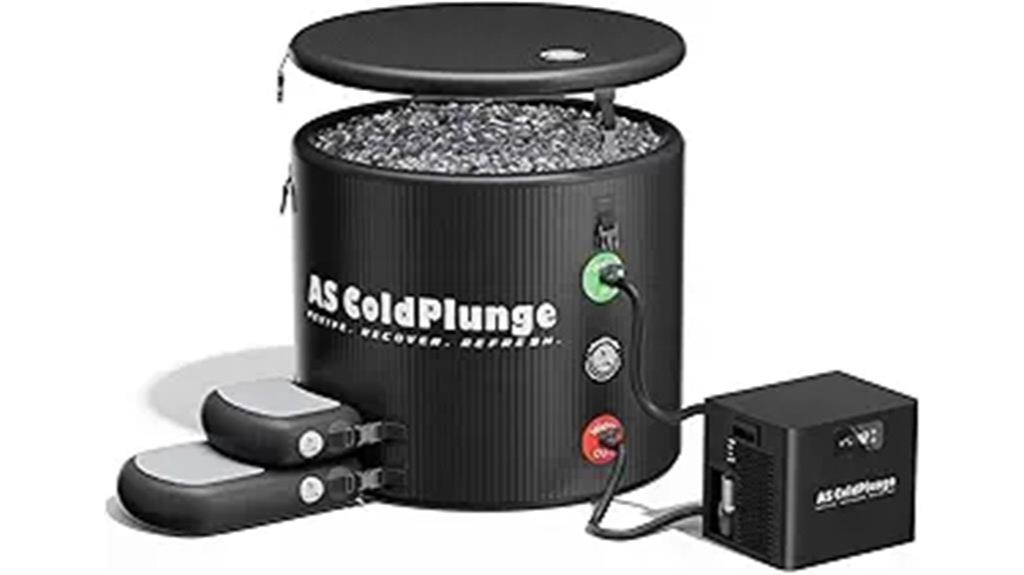 large 120 gallon cold plunge