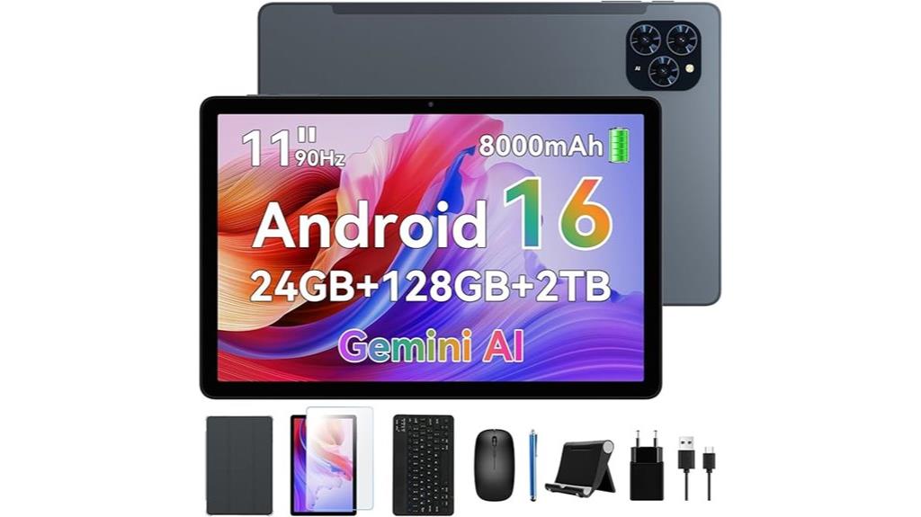 large android tablet with high memory