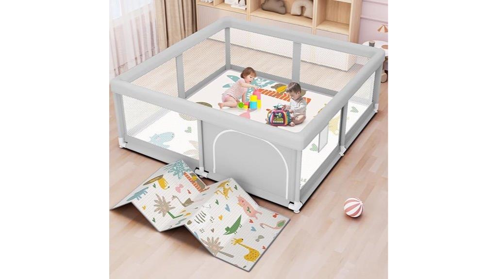 large baby playpen mat