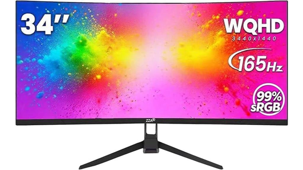 large curved ultrawide monitor