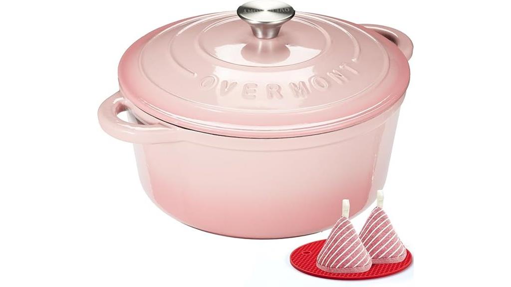 large enamel dutch oven