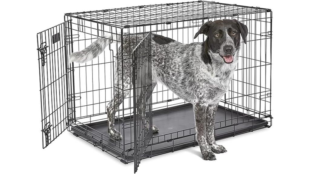 large foldable dog crate