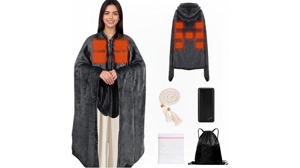 large heated blanket with power bank