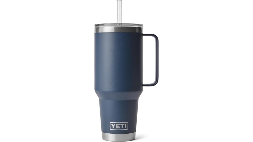 large insulated tumbler with handle