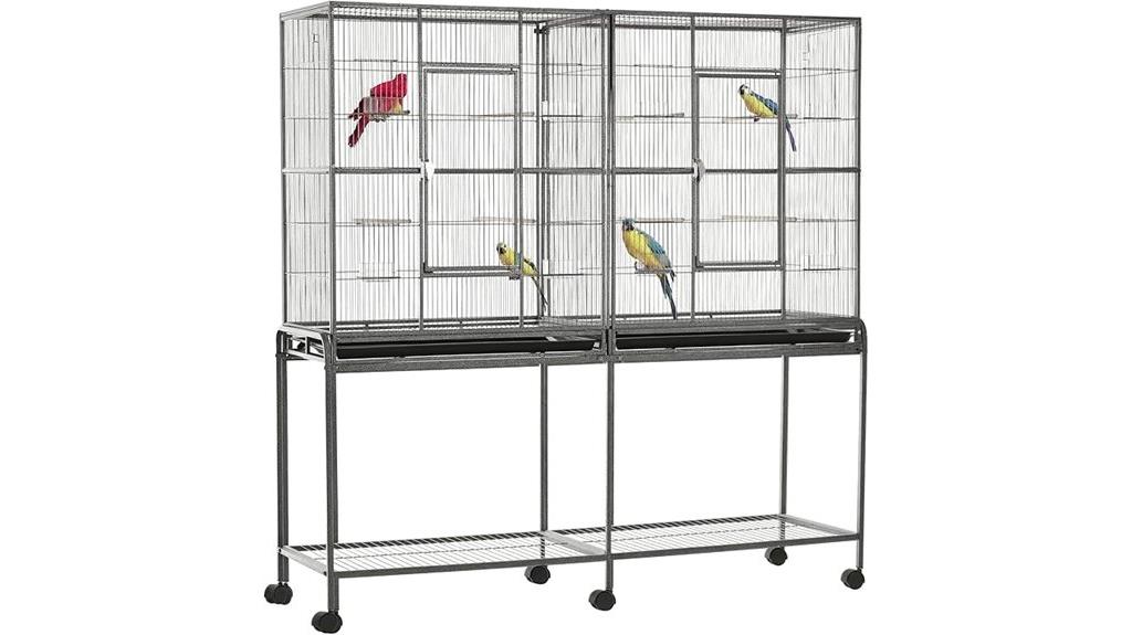 large metal bird cage