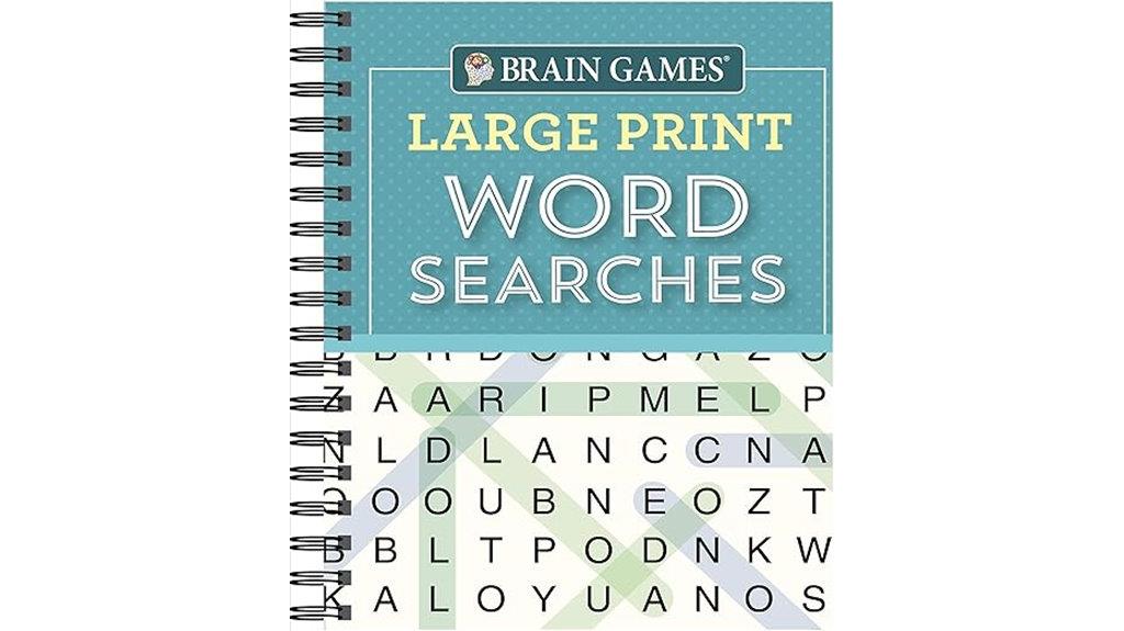 large print word search puzzle