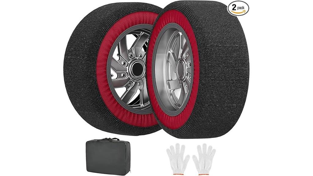 large snow tire socks