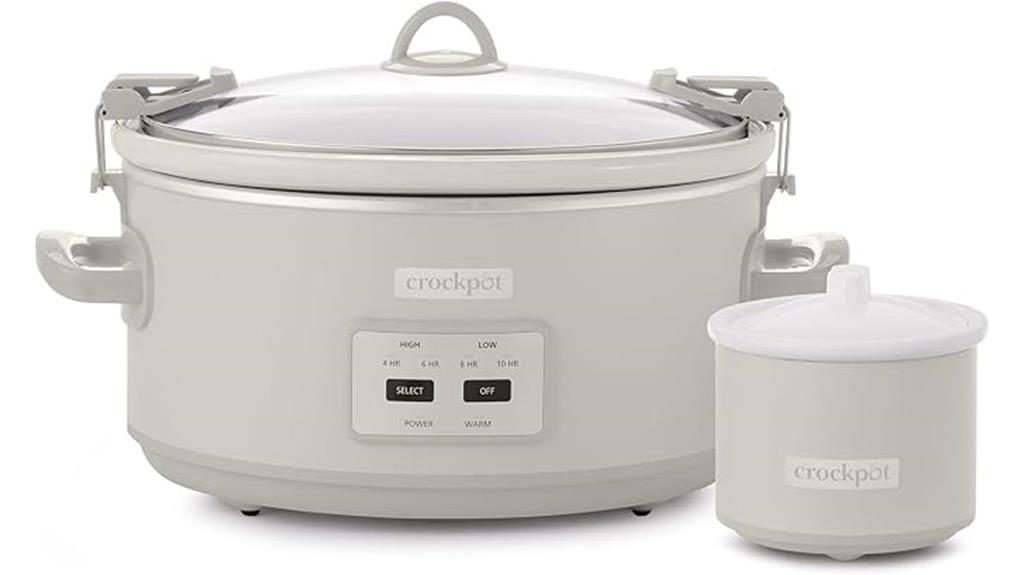 large touch controlled slow cooker