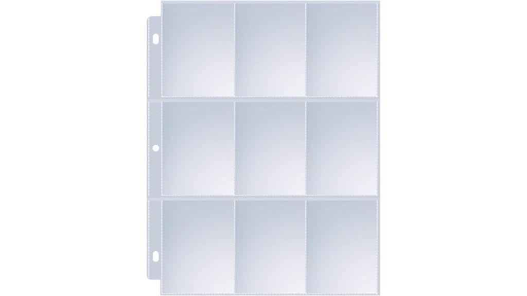 large trading card sleeves